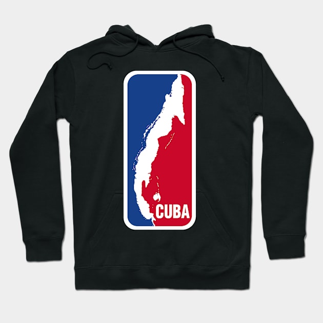 Cuban Basketball - Dark Color Options Hoodie by Eric Sylvester